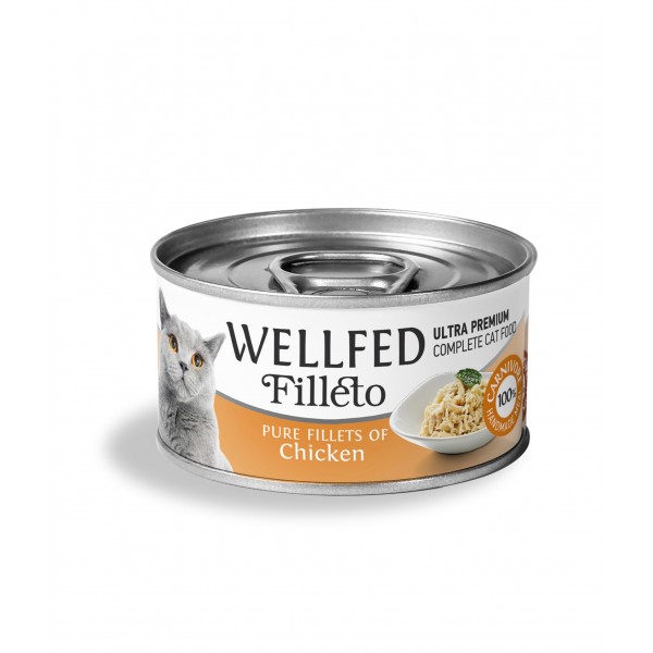 Wellfed Filleto Pure Chicken 70gr Super Premium Τροφές